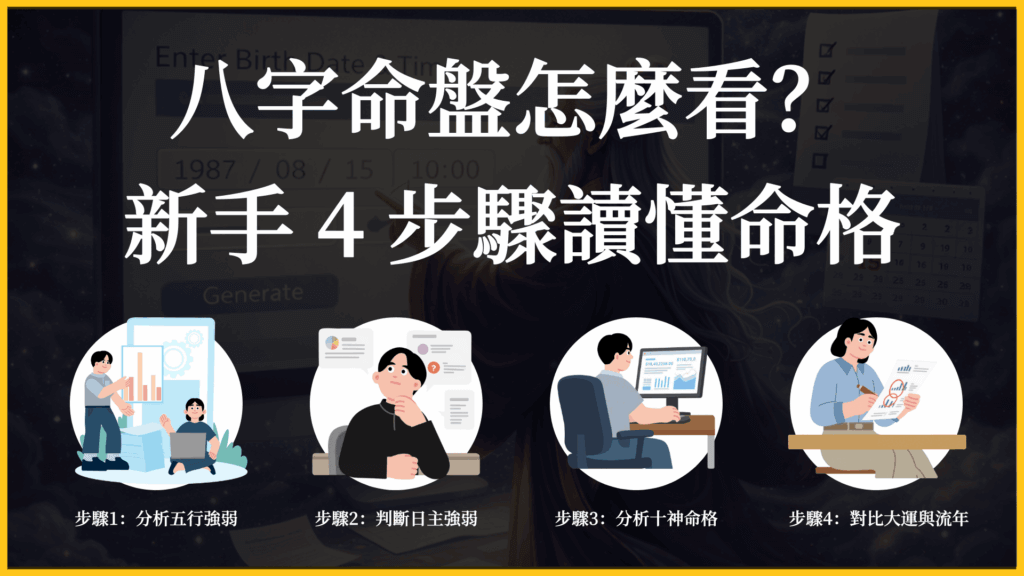 新手4步驟讀懂命格